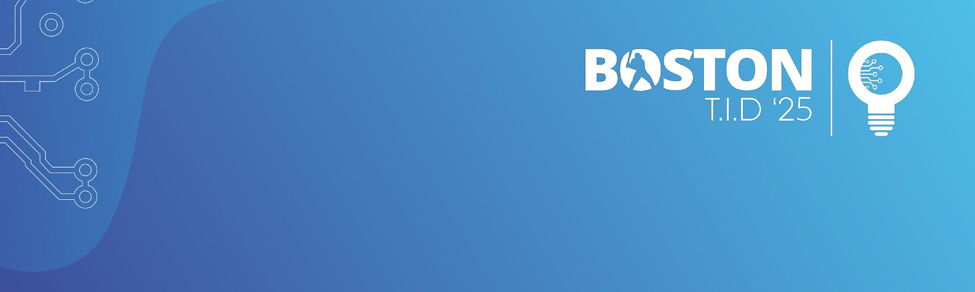 Logo of Boston TID in white Letters on blue backgroud