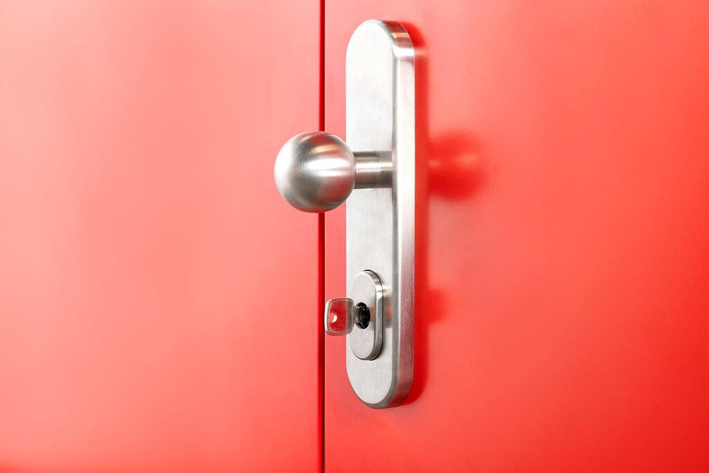 Door handle of a DC IT Safe