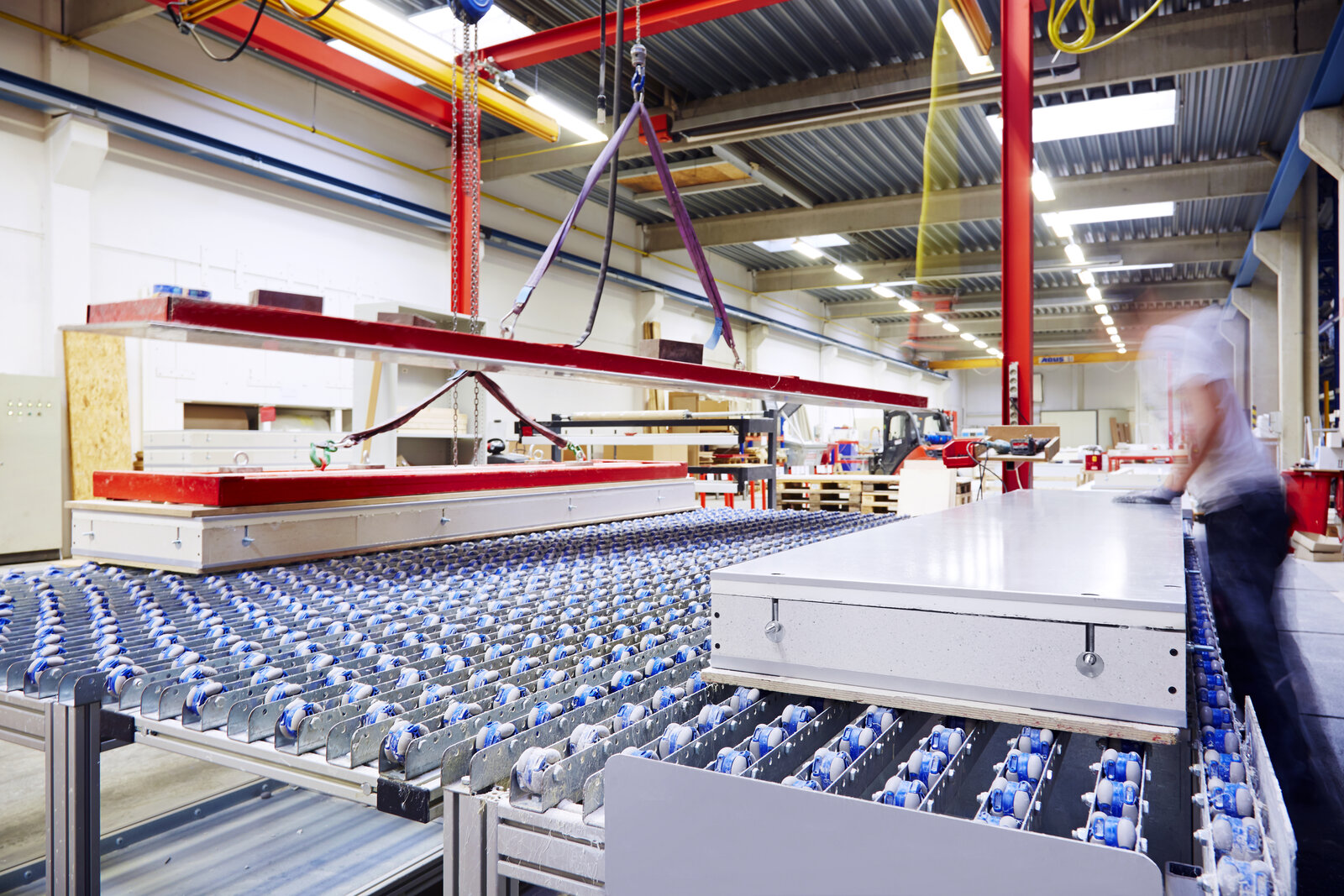 Ausschnitt aus der Produktionsstraße