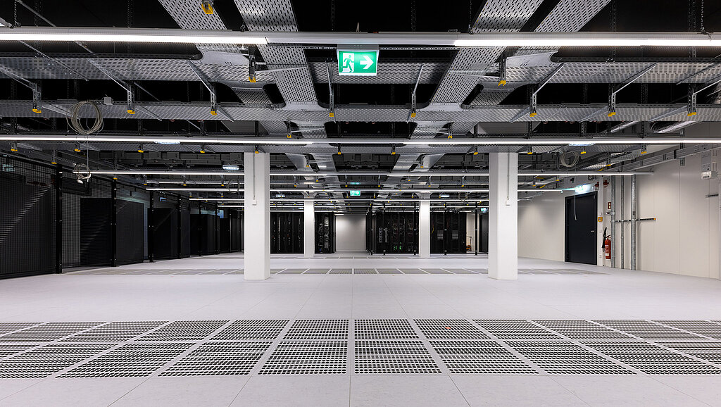 Blick in die Data Hall
