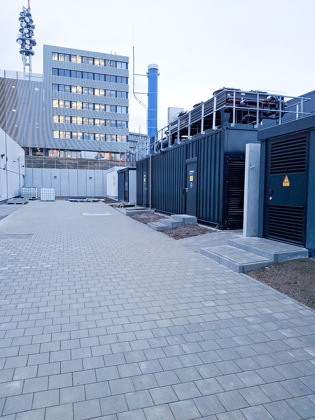 Außenansicht Rechenzentrum SWU