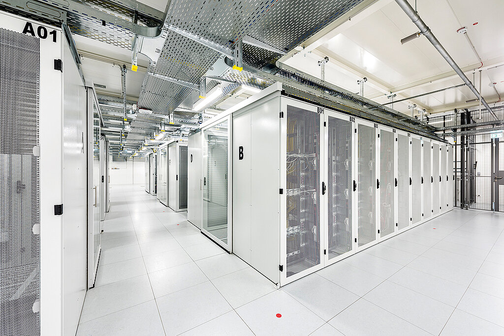 Rechenzentrum Innenansicht