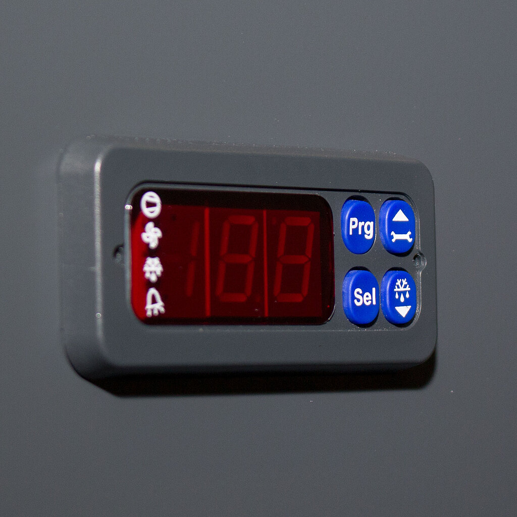 Modern climate control with individual temperature alarm and fault display (Fig. similar)
