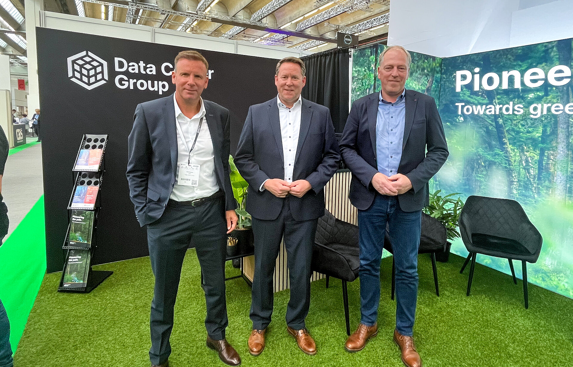 At the Data Center Group booth