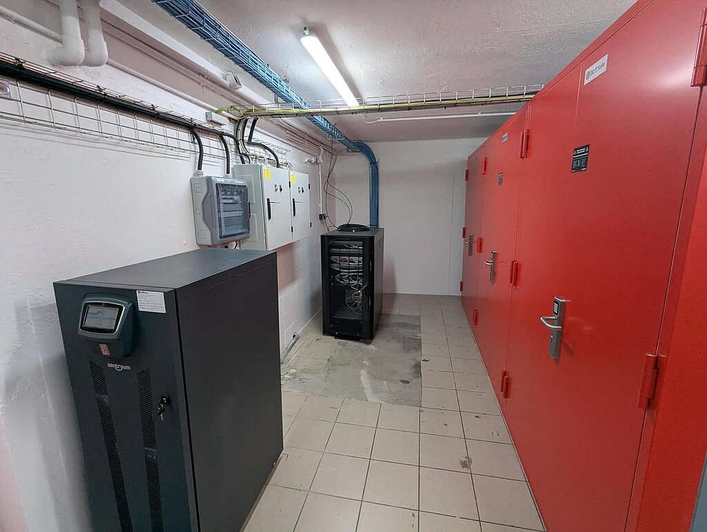 DC IT Safe rechts, links Rechenzentrumskomponenten