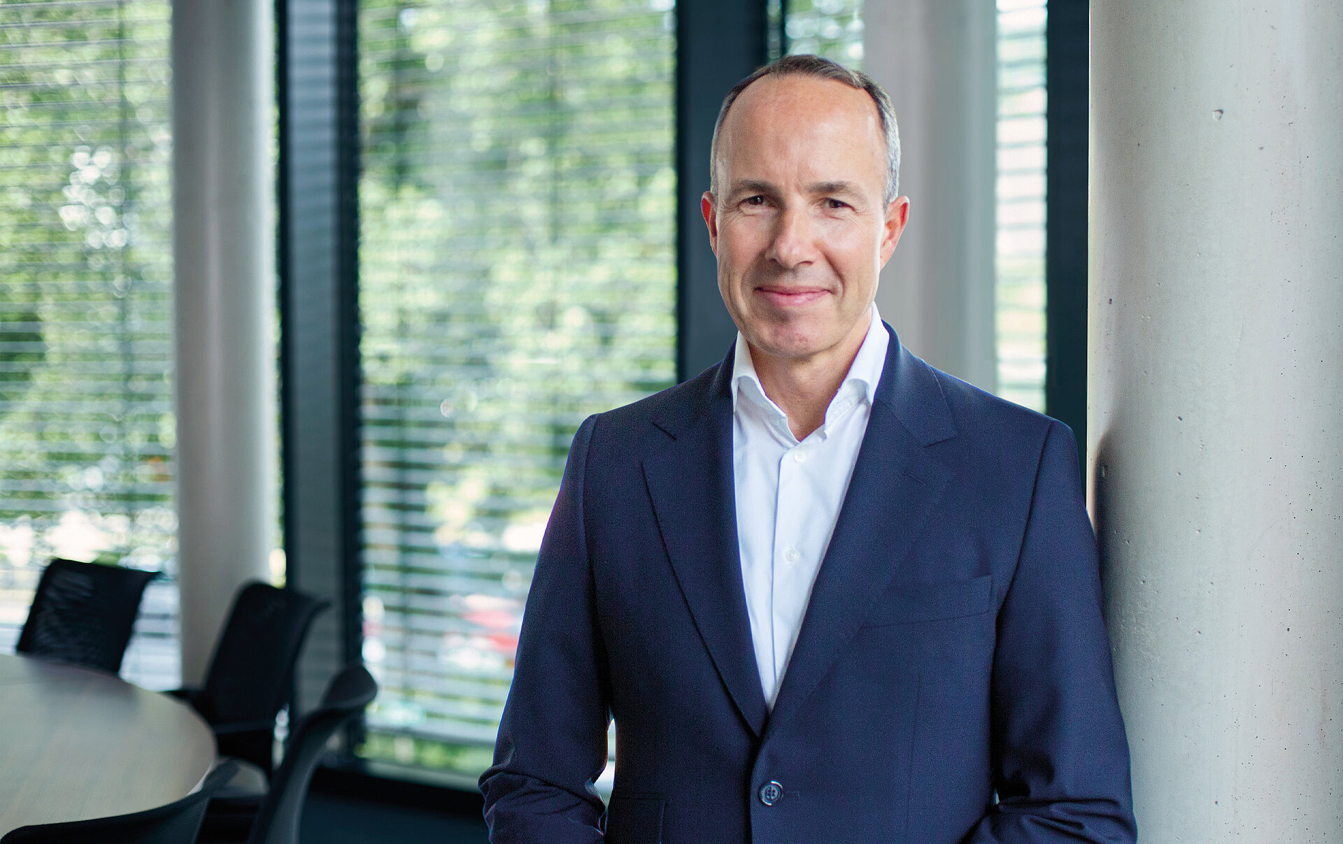 Picture Philipp Riemen, Commercial Director DCG, standing. smiling