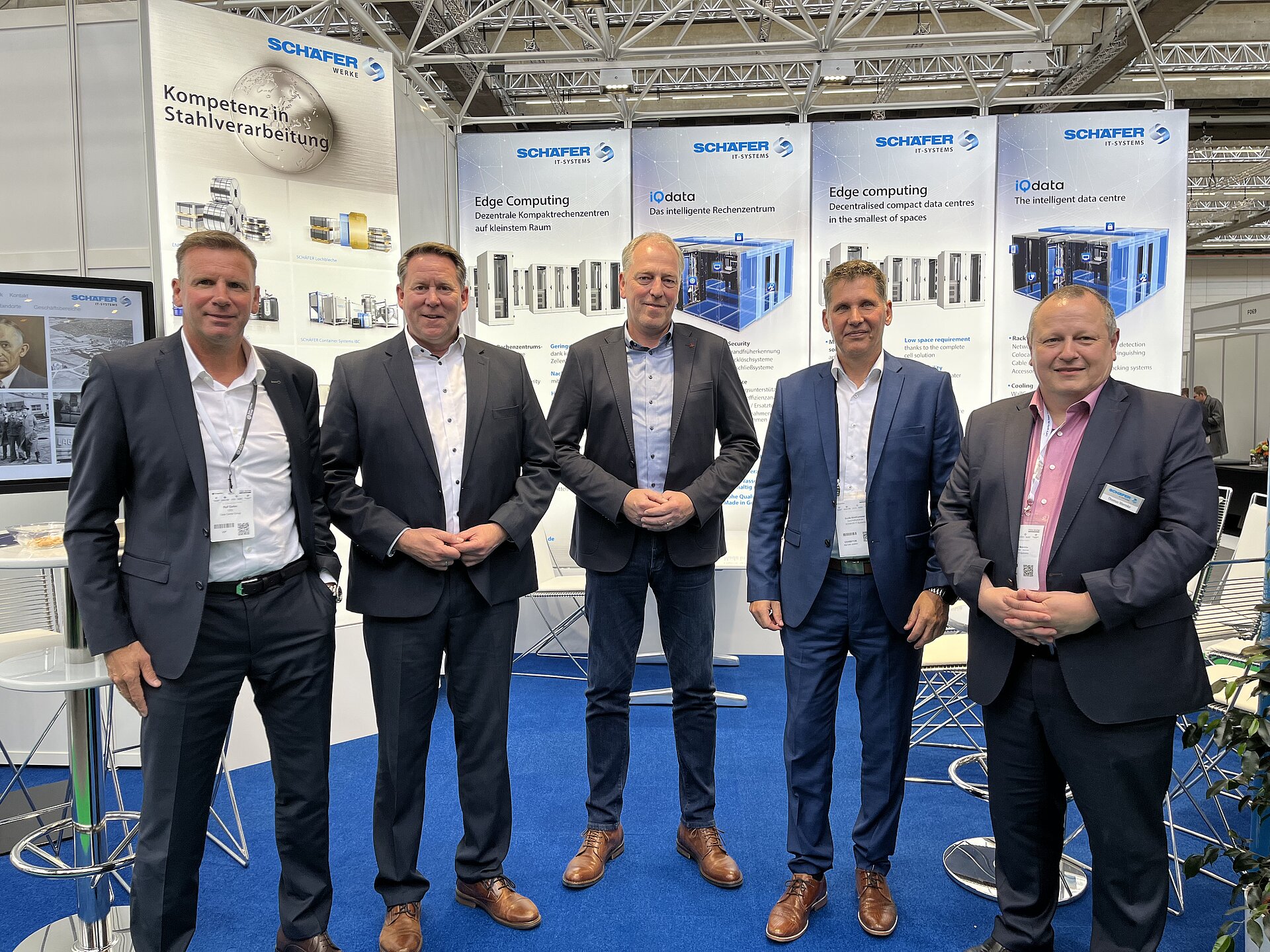 At the Schäfer IT booth
