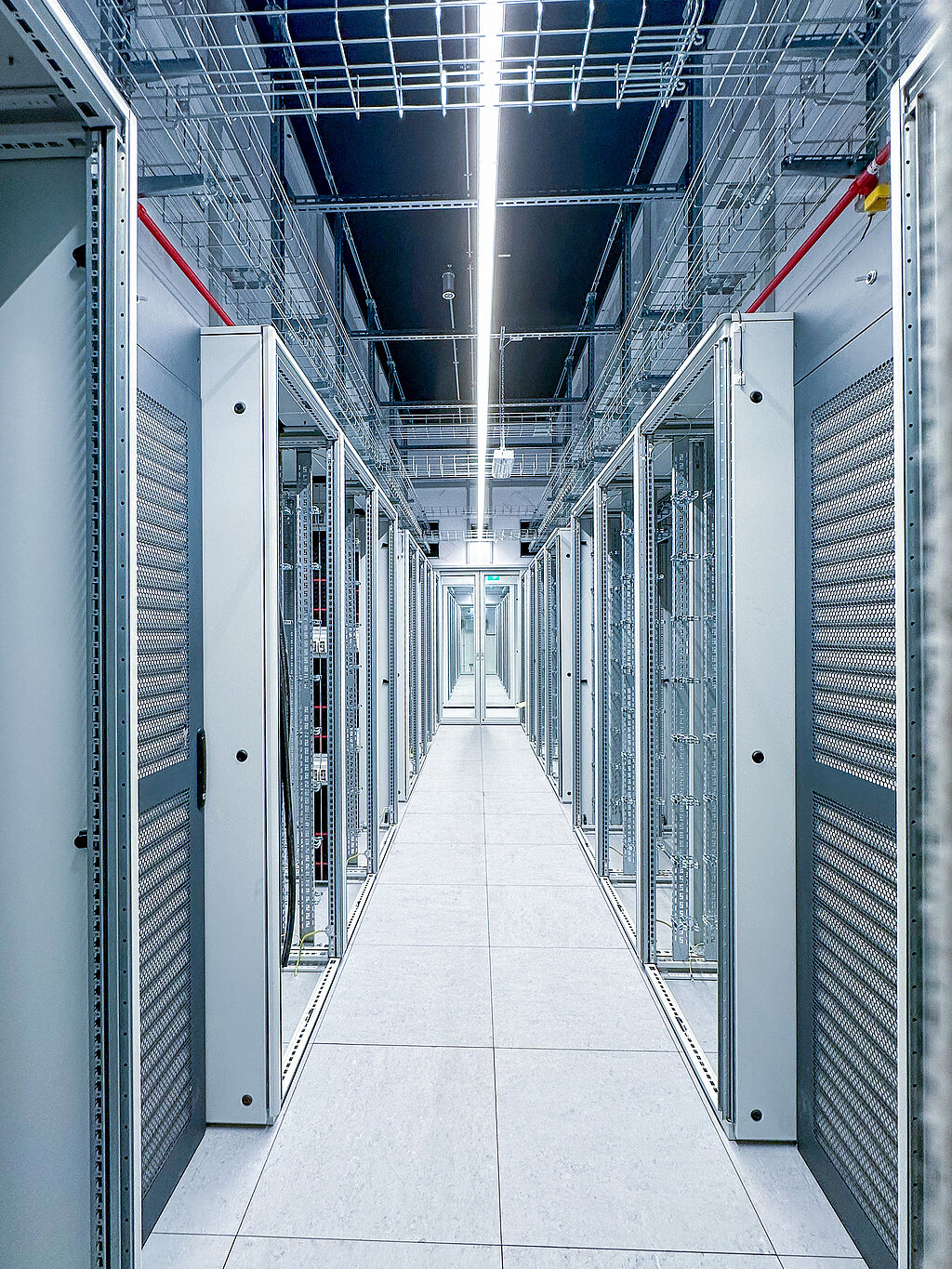 In insgesamt 144 Racks finden die Server ihren Platz