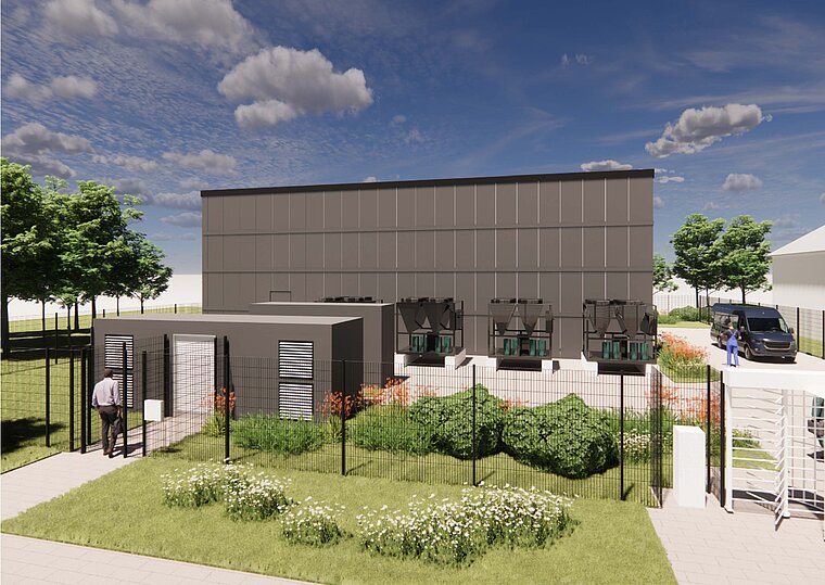 Visualisation Data Center Rostock