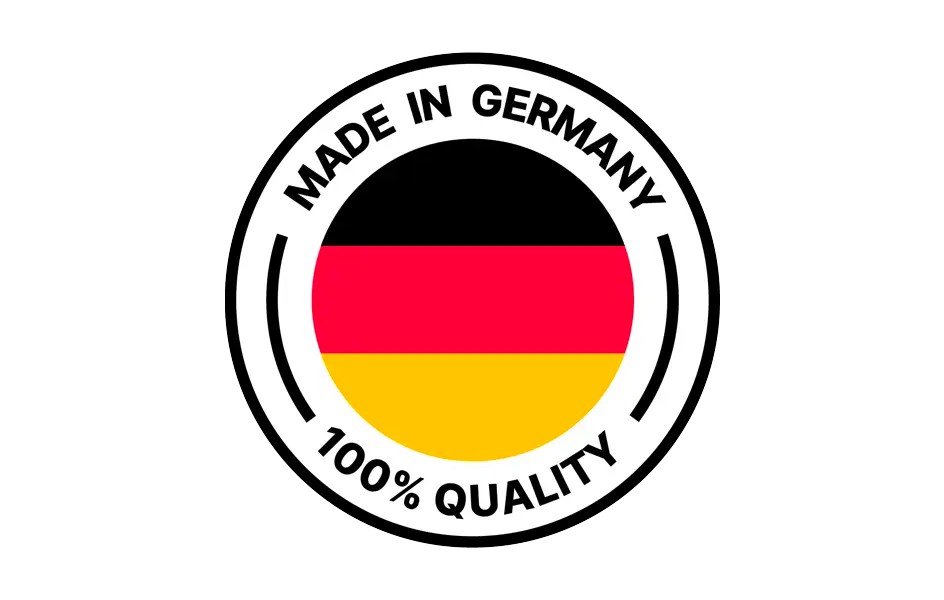 Logo "Made in Germany - 100% Quality"
