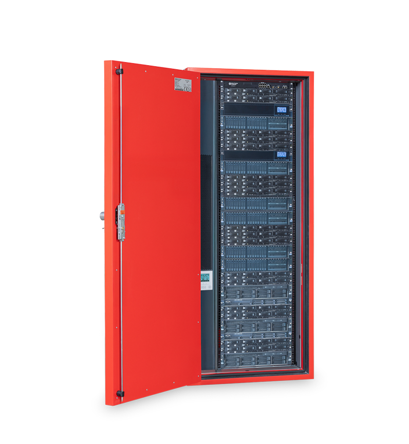 DC IT Safe Compact, Tür links geöffnet