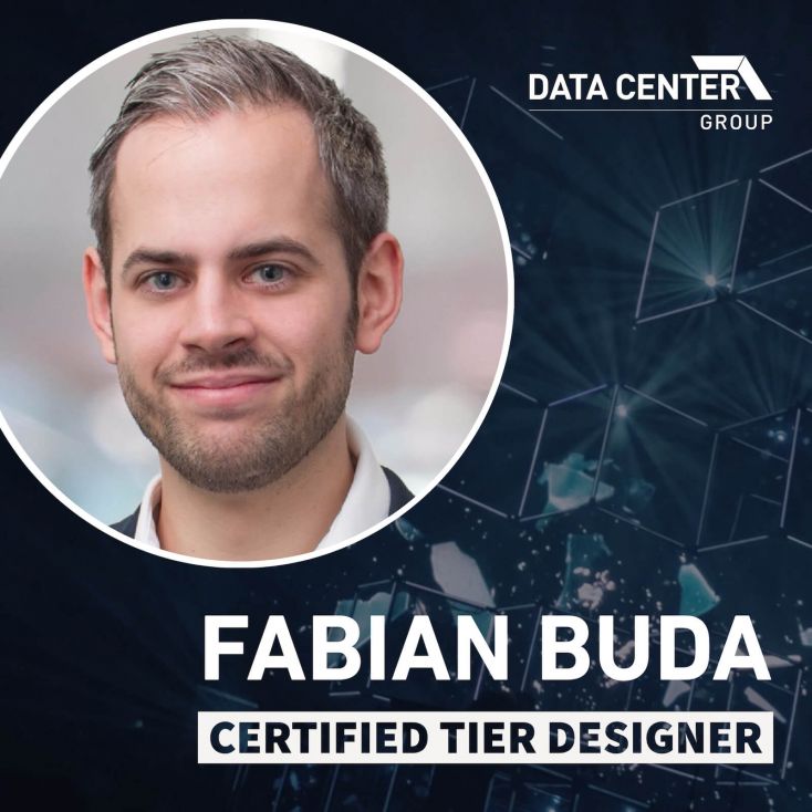 Bild von Fabian Buda, darunter sein Name und seine Beschreibung als Certified Tier Designer