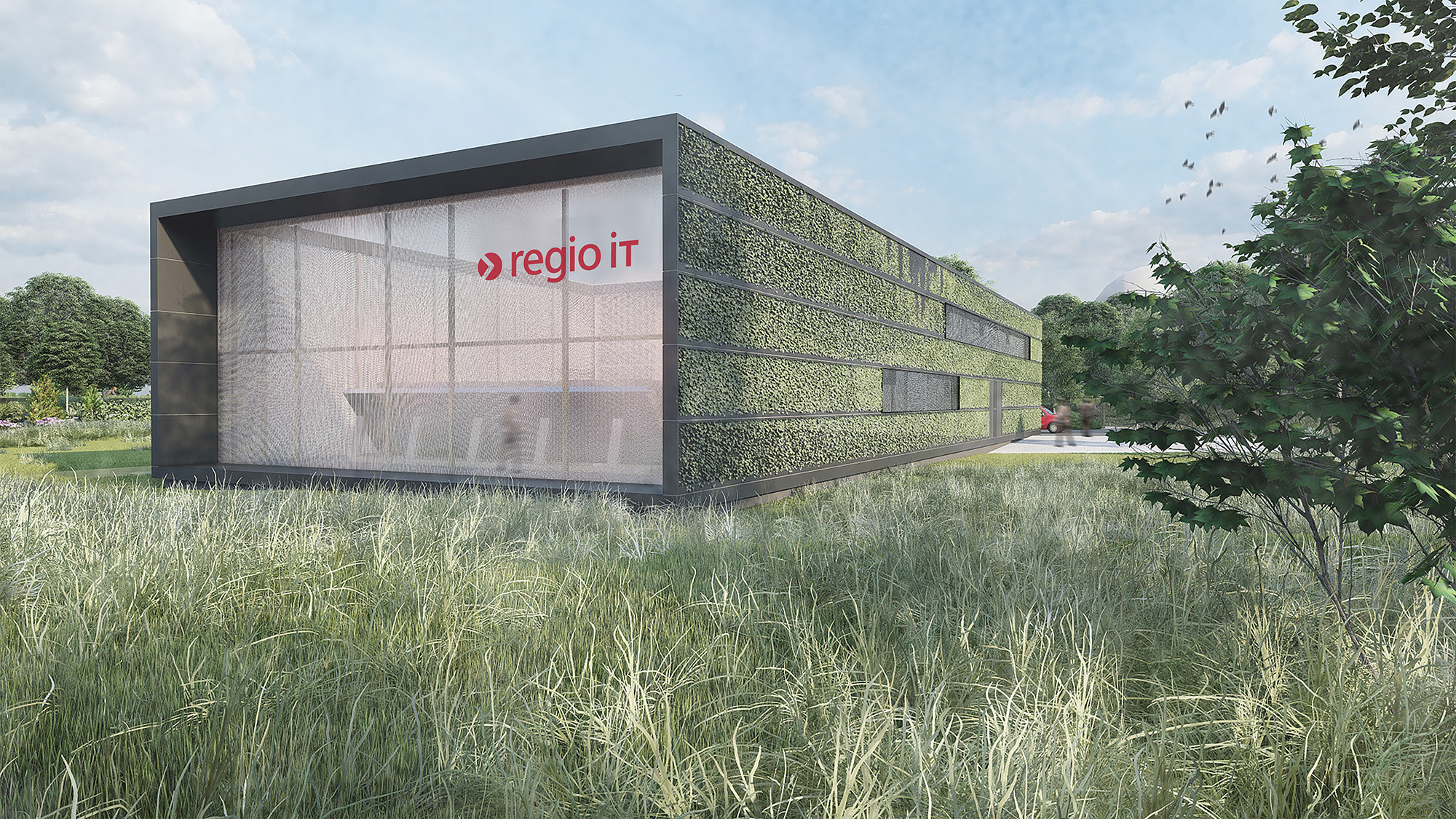Architect's design: And this is what the new data center for Regio iT should look like