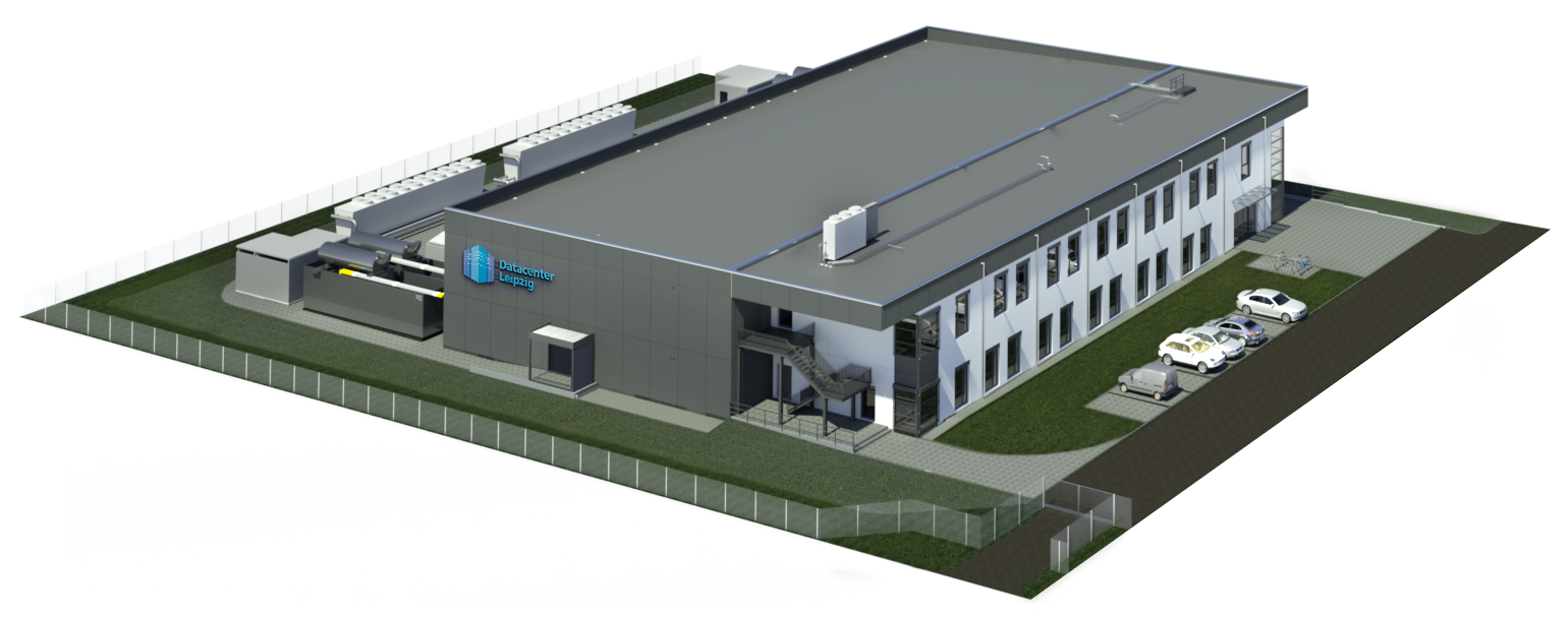 Graphic of two-storey new building